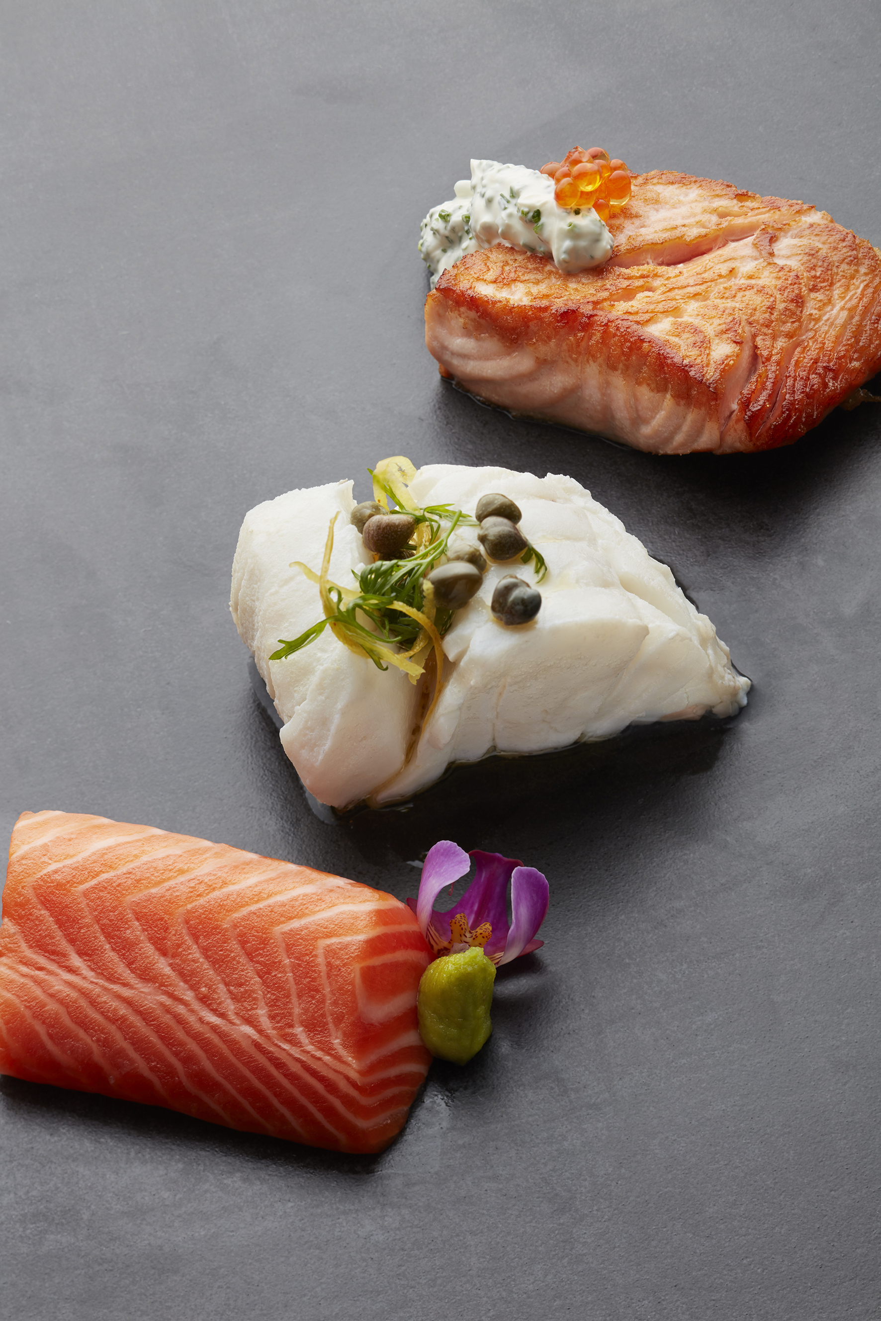 Winter landscape in the fjord