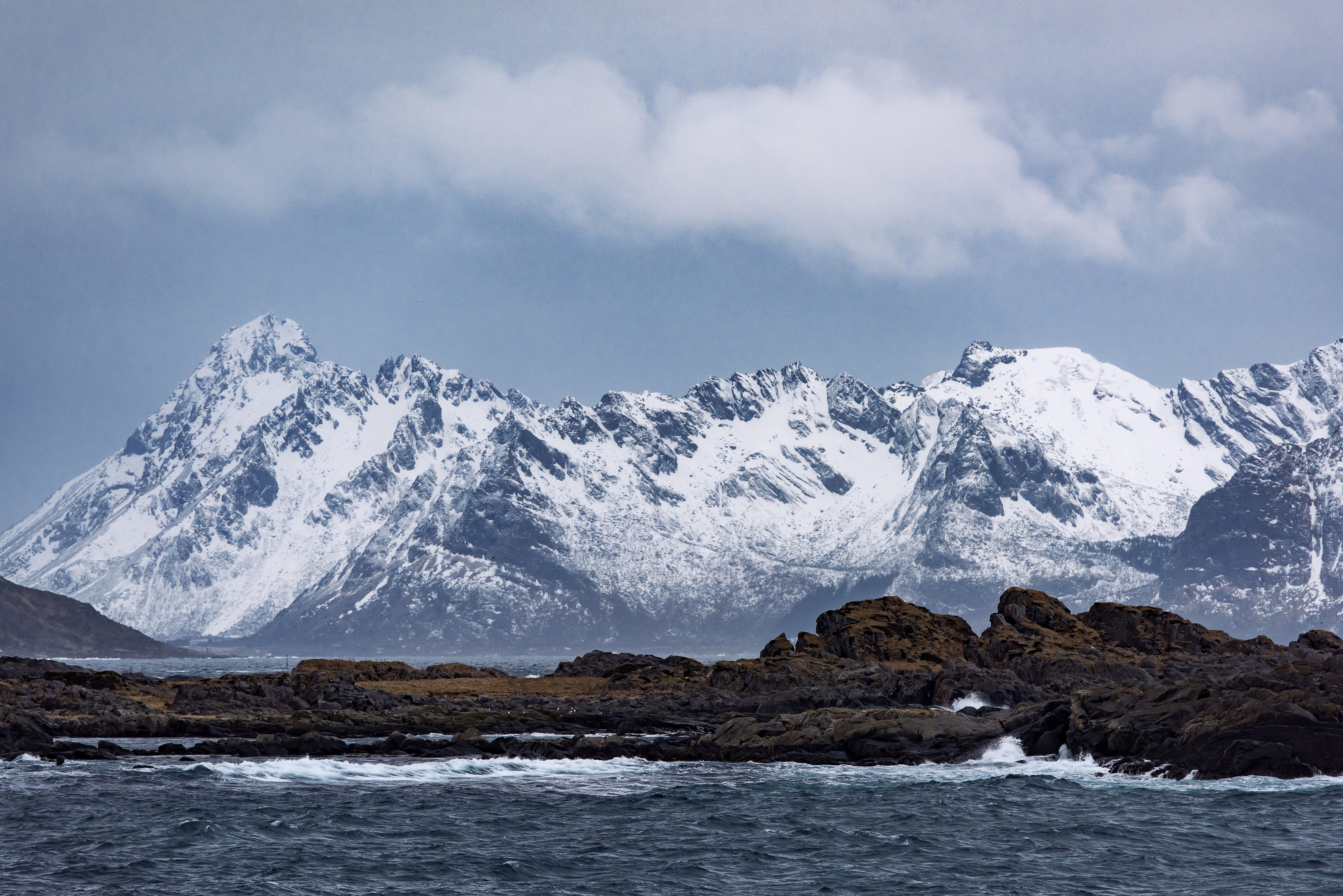 Ocean and mountains