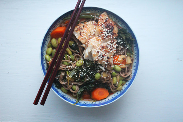 Ramen med torsk